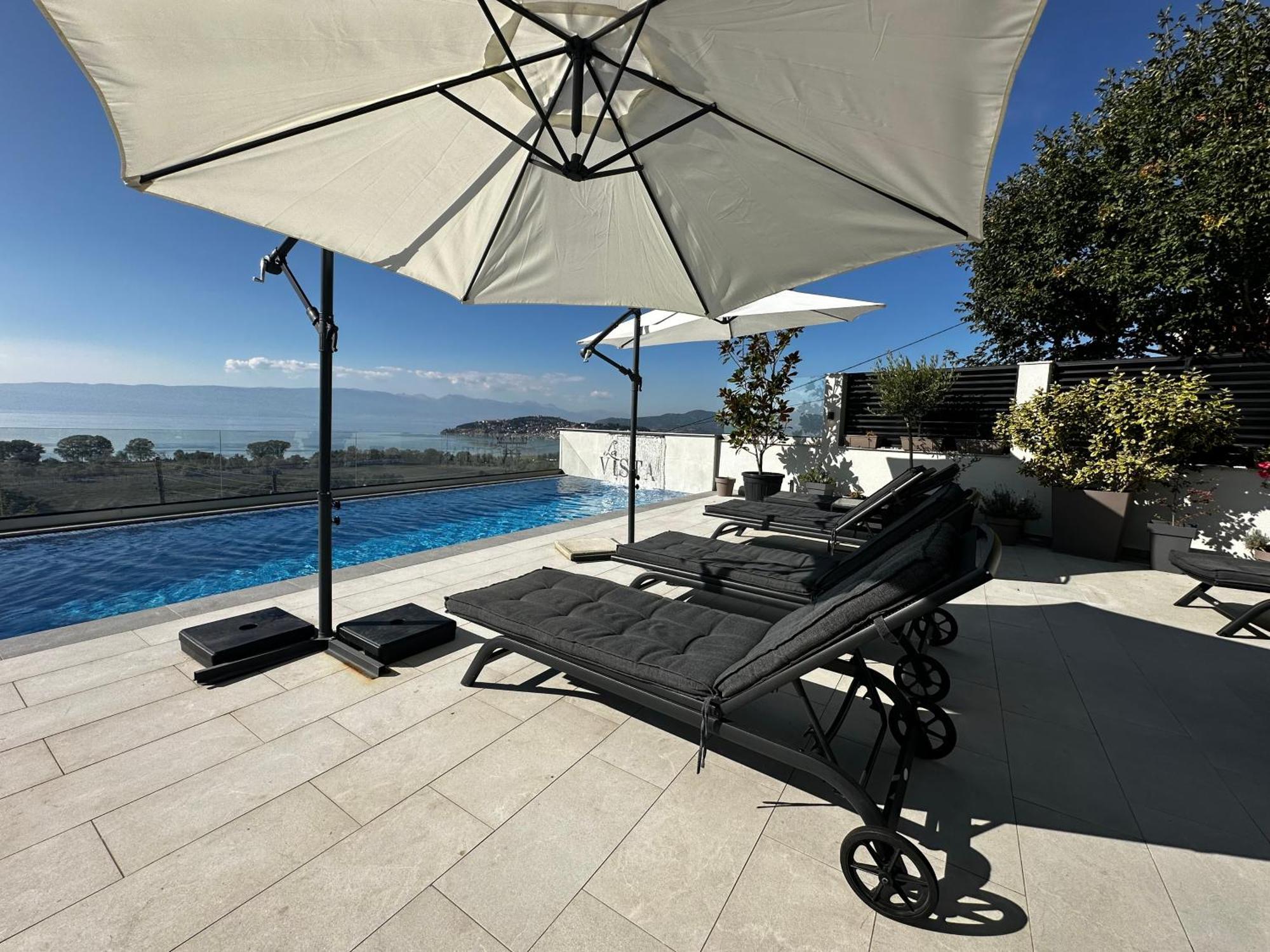 La Vista Luxury Villa Ohrid Esterno foto