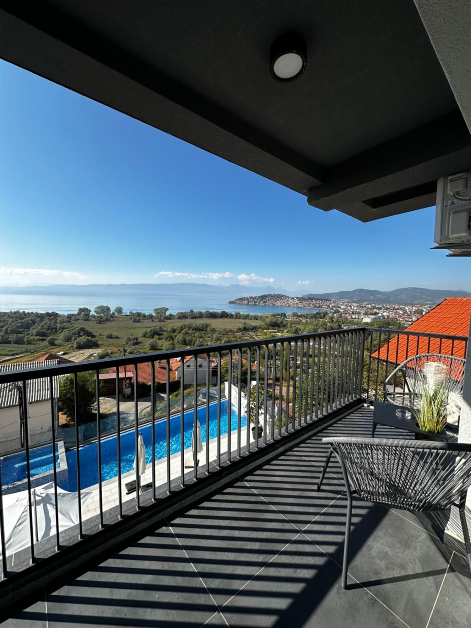 La Vista Luxury Villa Ohrid Esterno foto