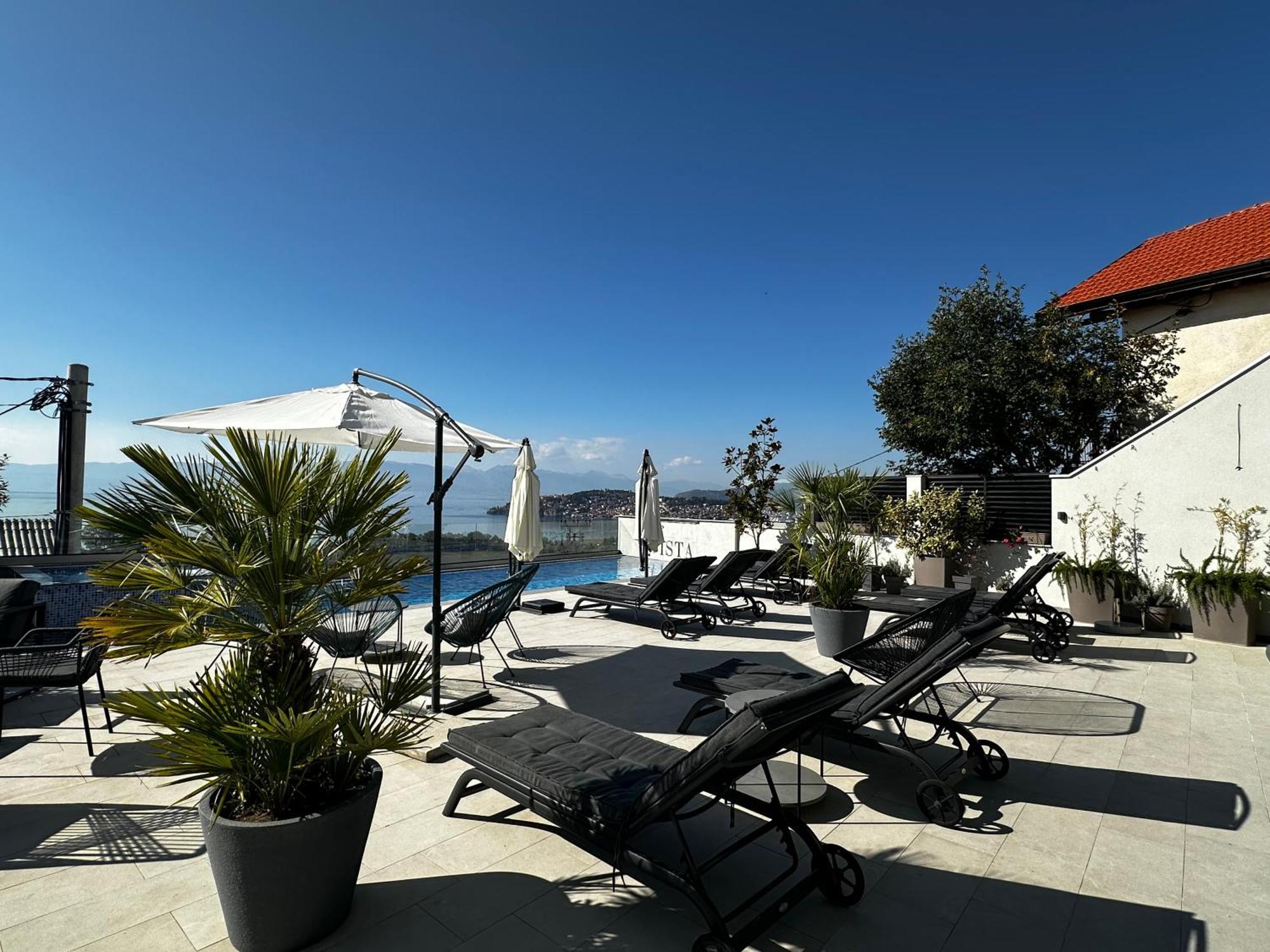 La Vista Luxury Villa Ohrid Esterno foto