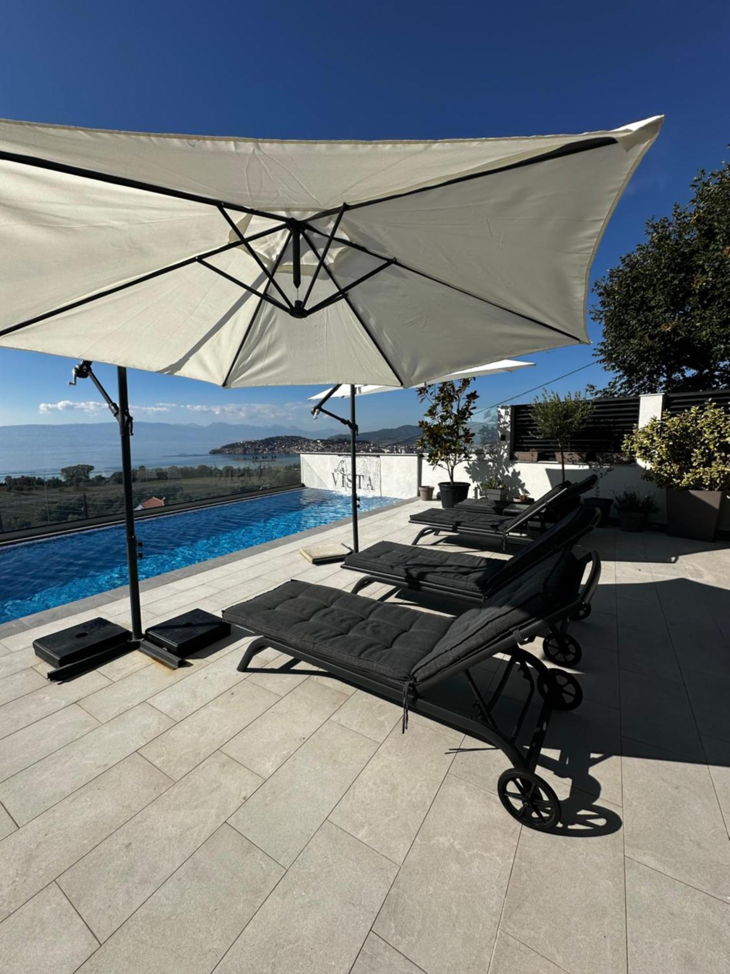 La Vista Luxury Villa Ohrid Esterno foto