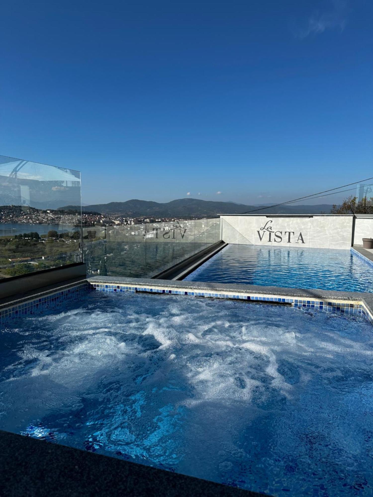La Vista Luxury Villa Ohrid Esterno foto