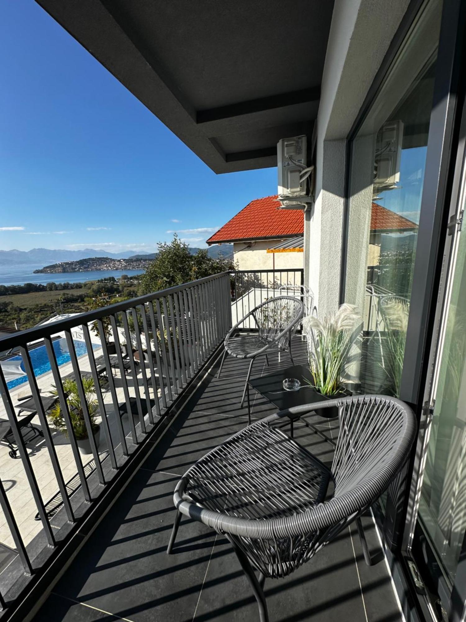 La Vista Luxury Villa Ohrid Esterno foto