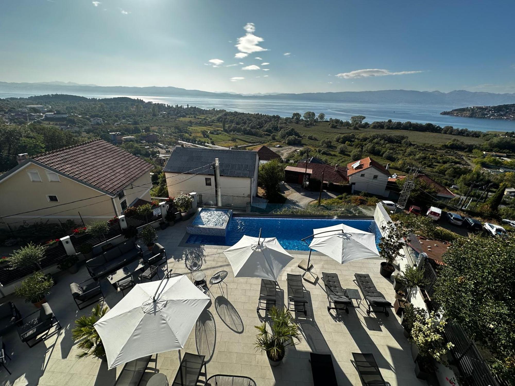 La Vista Luxury Villa Ohrid Esterno foto