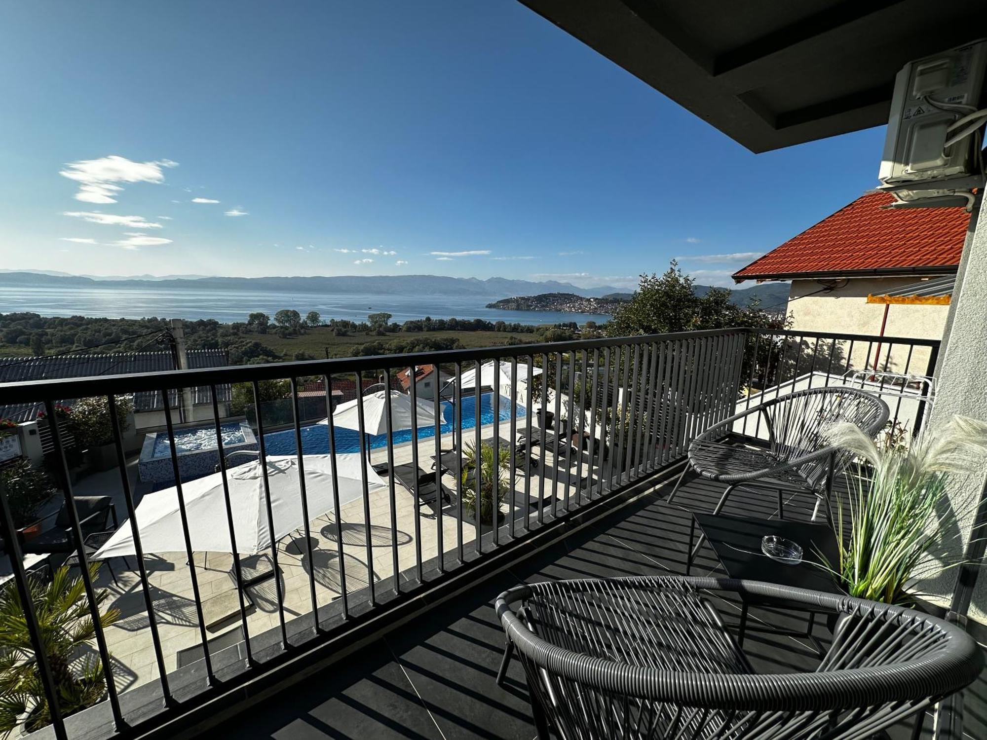 La Vista Luxury Villa Ohrid Esterno foto