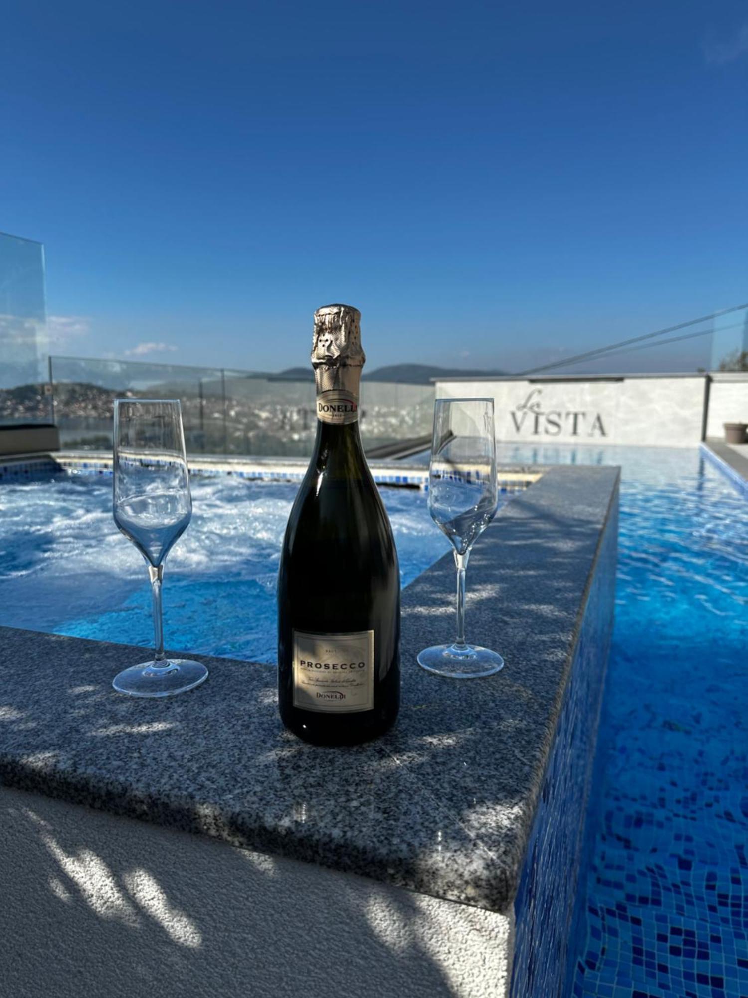 La Vista Luxury Villa Ohrid Esterno foto