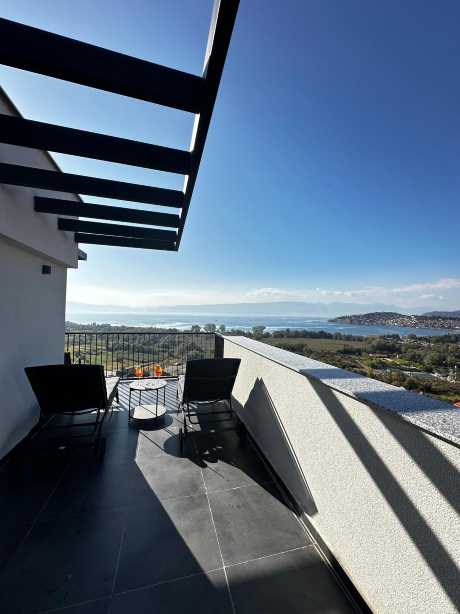 La Vista Luxury Villa Ohrid Esterno foto