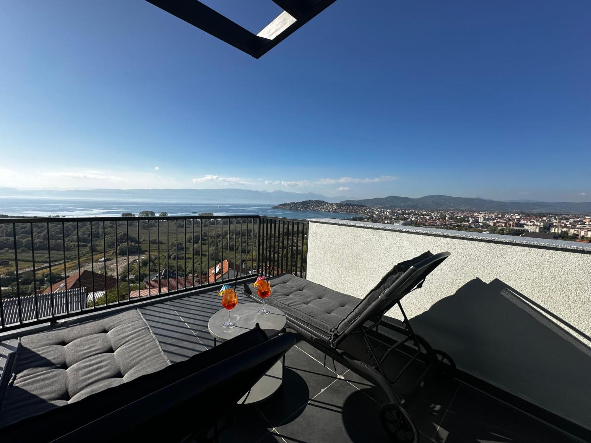 La Vista Luxury Villa Ohrid Esterno foto